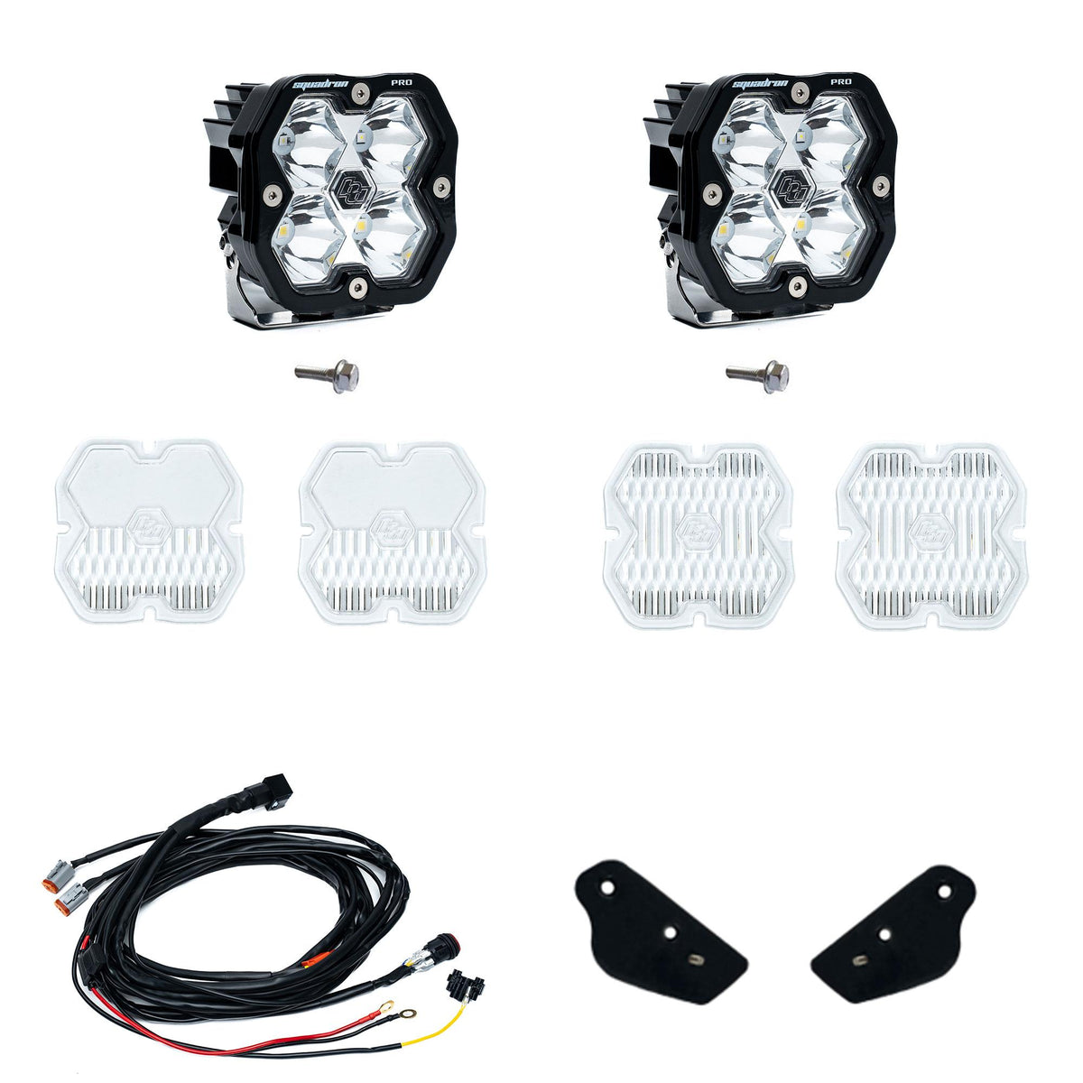 Squadron 2.0 Pro A-Pillar Light Kit Ford 2021-27 Bronco 2022-24 Bronco Raptor Toggle Baja Designs