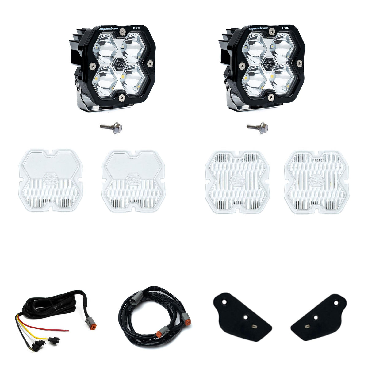 Squadron 2.0 Pro A-Pillar Light Kit Ford 2021-27 Bronco 2022-24 Bronco Raptor Upfitter Baja Designs