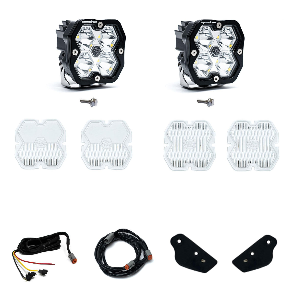 Squadron 2.0 Sport A-Pillar Light Kit Ford 2021-27 Bronco 2022-24 Bronco Raptor Upfitter Baja Designs