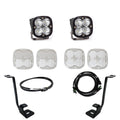 Squadron Pro A-Pillar Kit  21-23 F-150 (Spot; Clear; Upfitter Wiring) Baja Designs